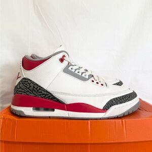Jordan 3 Retro Fire Red size 10.5 DN3707-160 2022 PRE-OWNED